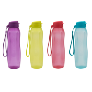 Bình Nước Tupperware Eco Bottle Tropical Water 1L Màu Xanh Ngọc