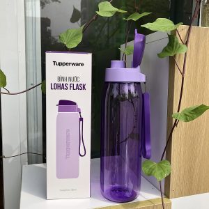 Bình Nước Tupperware Lohas Flask Grape Fizz 750ml Màu Tím