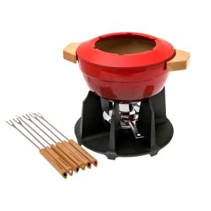 Nồi Ăn Lẩu Phô Mai Lecreuset Fondue Set 2L Kirsch Màu Đỏ