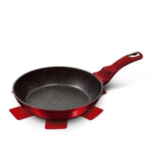 Chảo Rán Berlinger Haus BH/1252N 24cm Lớp Chống Dính Phủ Đá Màu Đỏ