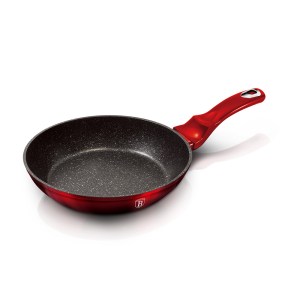 Chảo Rán Berlinger Haus BH/1253N 28cm Lớp Chống Dính Phủ Đá Màu Đỏ