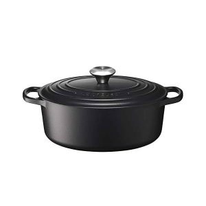 Nồi Gang Lecreuset Bräter Rund Evo 22cm Schwarz Matt Màu Đen Nhám