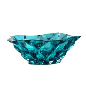 Tô pha lê Bohemia Samba xanh Aquamarine 30.5cm