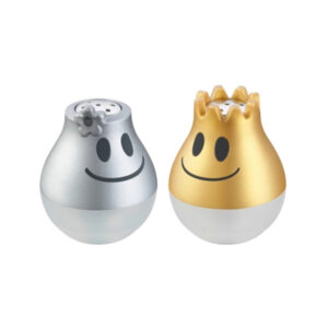 Set 2 bình đựng muối tiêu WMF màu vàng & bạc Salzstreuer-Set 2-teilig McSalt