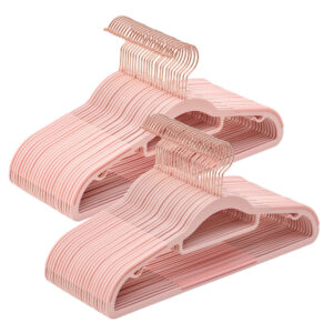 Mắc treo quần áo Songmics Plastic Hangers 50 pack UCRP020PK05 màu hồng ( nhựa )