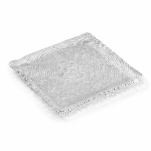 Đĩa vuông IVV Diamante trắng 20cm
