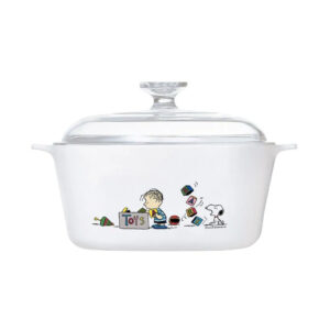 Nồi gốm thủy tinh chịu nhiêt CorningWare 5L màu trắng