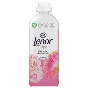 Nước xả vải Lenor Weichspüler Light Pfingstrose & Seidenbaumblüte 38WL 950 ml (thùng 12 chai)