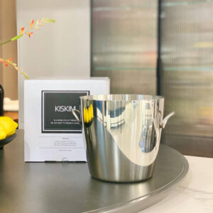 Xô đựng đá inox kèm hộp đựng Kiskim có tay cầm