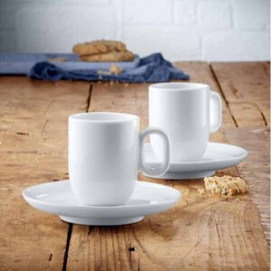 Set 2 cốc kèm đĩa WMF Cups with Saucer Barista Espresso 60ml (Made in Germany)