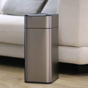 Thùng rác cảm biến cánh bướm ELPHECO Sensor ELPH9811 - 20L màu inox