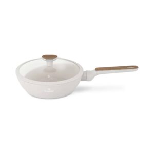 Chảo sâu lòng Berlinger Haus BH/8314 24cm màu kem ( có nắp ) - Sahara Nordic