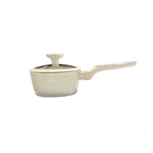Quánh có nắp Berlinger Haus BH/8312 16cm cán gỗ màu kem - Sahara Nordic