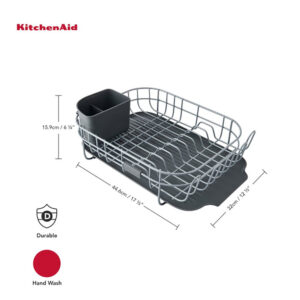 Kệ úp bát KitchenAid KEG197OSGR màu xám