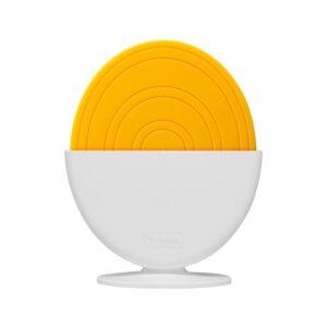 Set 2 miếng lót nồi SalleMa hình quả trứng màu vàng (có kèm giá)