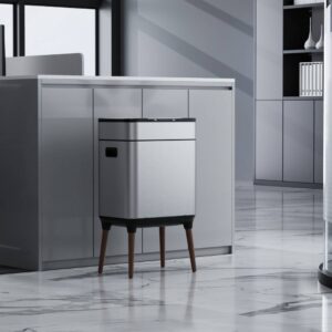 Thùng rác cảm biến ELPHECO ELPH5522 - 20L màu inox có chân
