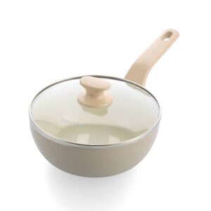 Chảo chống dính sâu lòng GreenPan CC009920-101 20cm có nắp kính