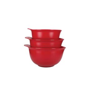 Bộ tô nhựa 3 món KitchenAid KOG17SOSERE màu đỏ